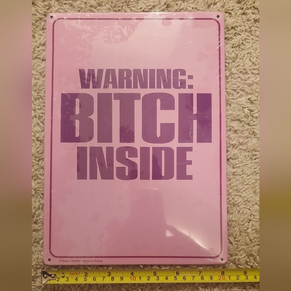 WARNING ⚠️  B*TCH Inside 🤭 - Picture 6 of 6